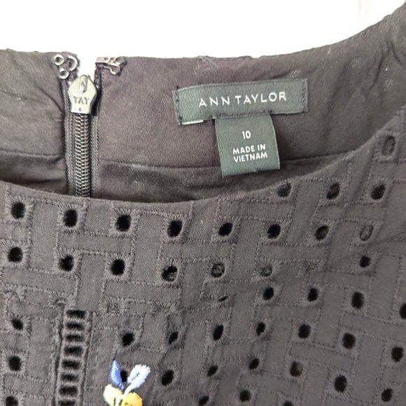 Ann Taylor Floral Eyelet Dress - Picture 6 of 8